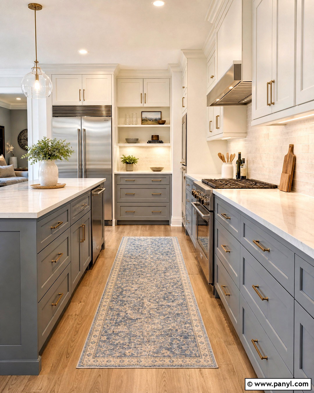 Two Tone Grey And White Kitchen - 20 grey kitchen inspiration ideas