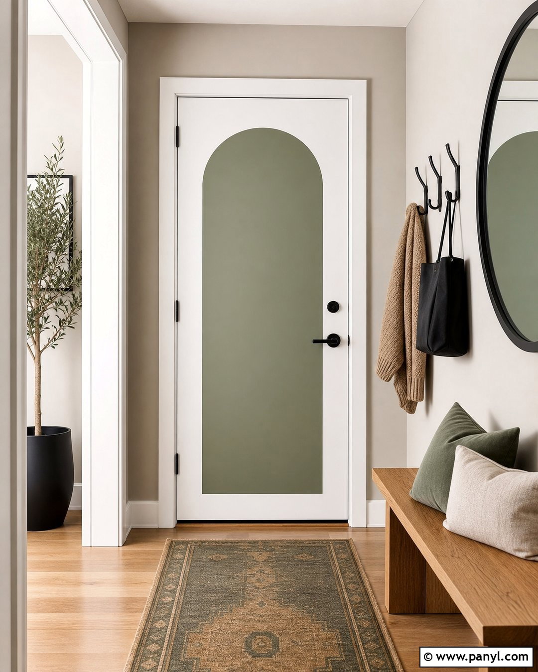 Two Tone Inside Front Door - 25 Inside Of Front Door Painted Ideas