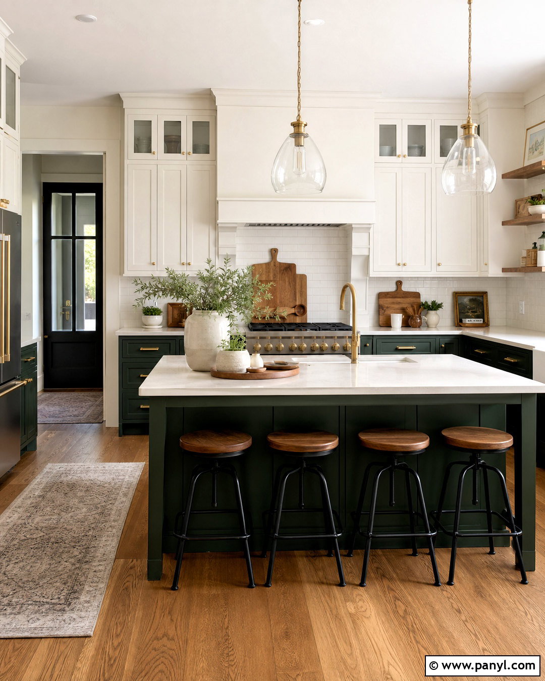 Two-Tone Kitchen Cabinet Paint - 20 house painting ideas interior ideas