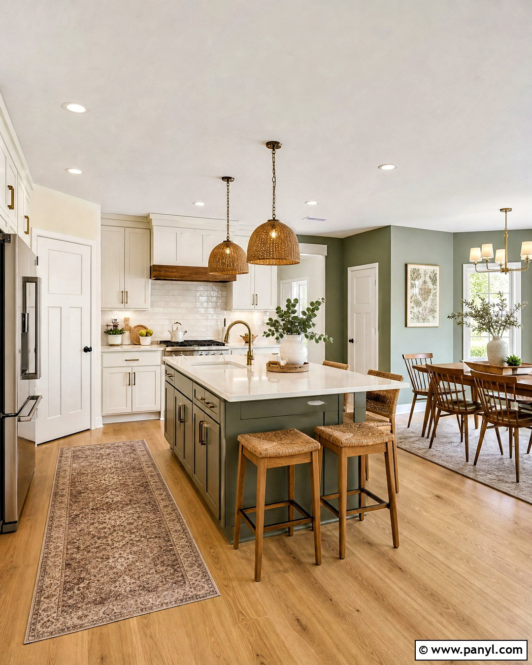 Two Tone Kitchen Walls - 20 paint ideas for kitchen walls
