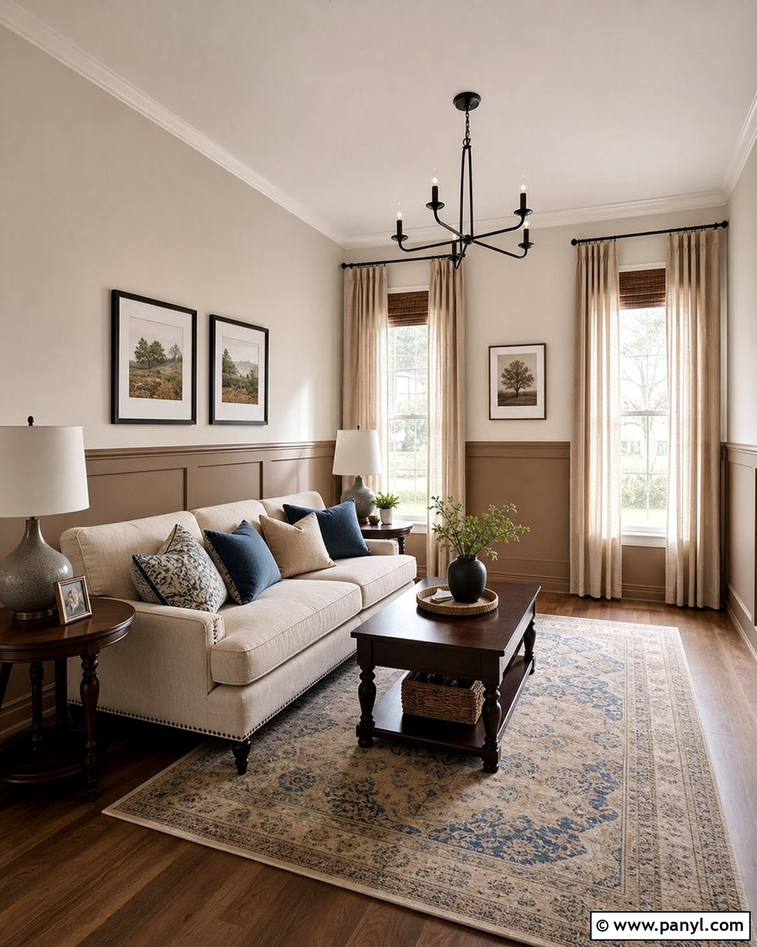 Two Tone Light Brown Walls - 35 light brown walls