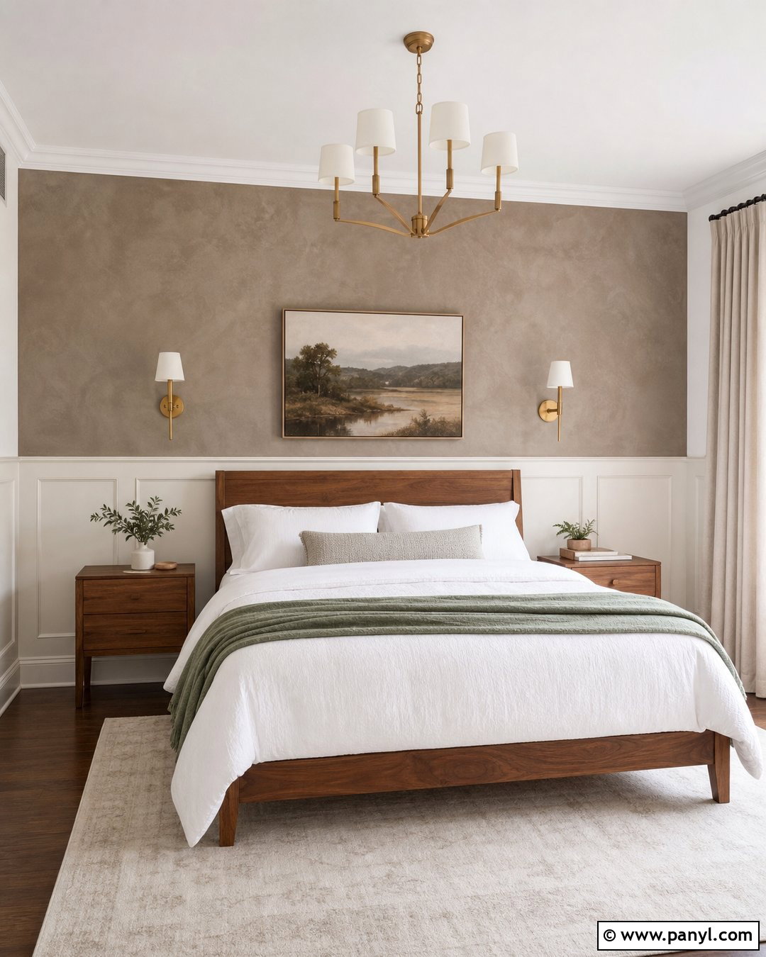 Two Tone Limewash Accent Wall - 35 limewash accent wall ideas