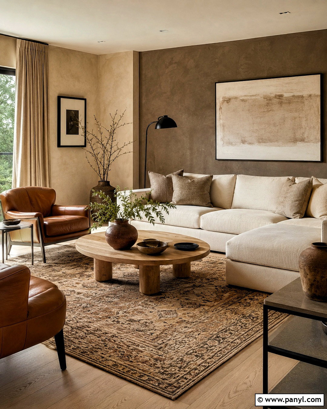 Two Tone Limewash Texture Living Room - 20 limewash texture ideas