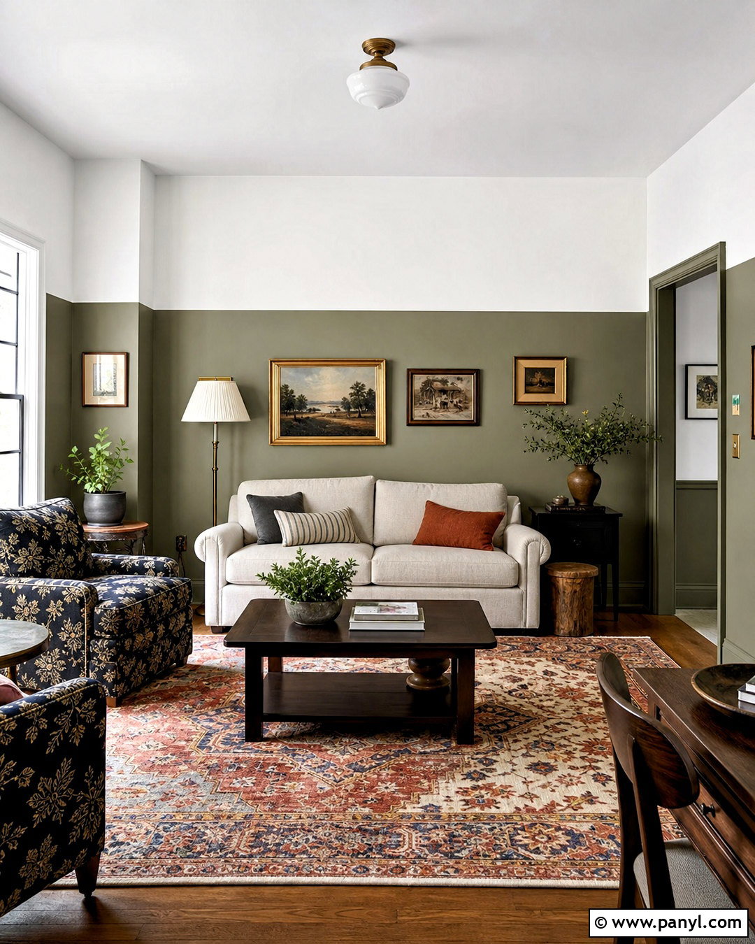 Two-Tone Living Room Paint - 20 interior paint ideas living room ideas