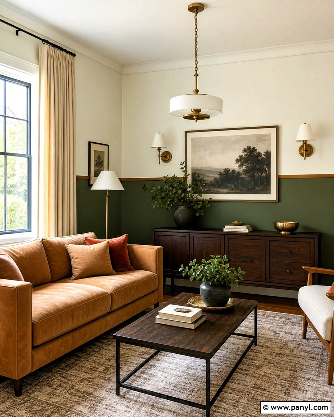 Two Tone Living Room Walls - 20 room wall painting ideas aesthetic ideas