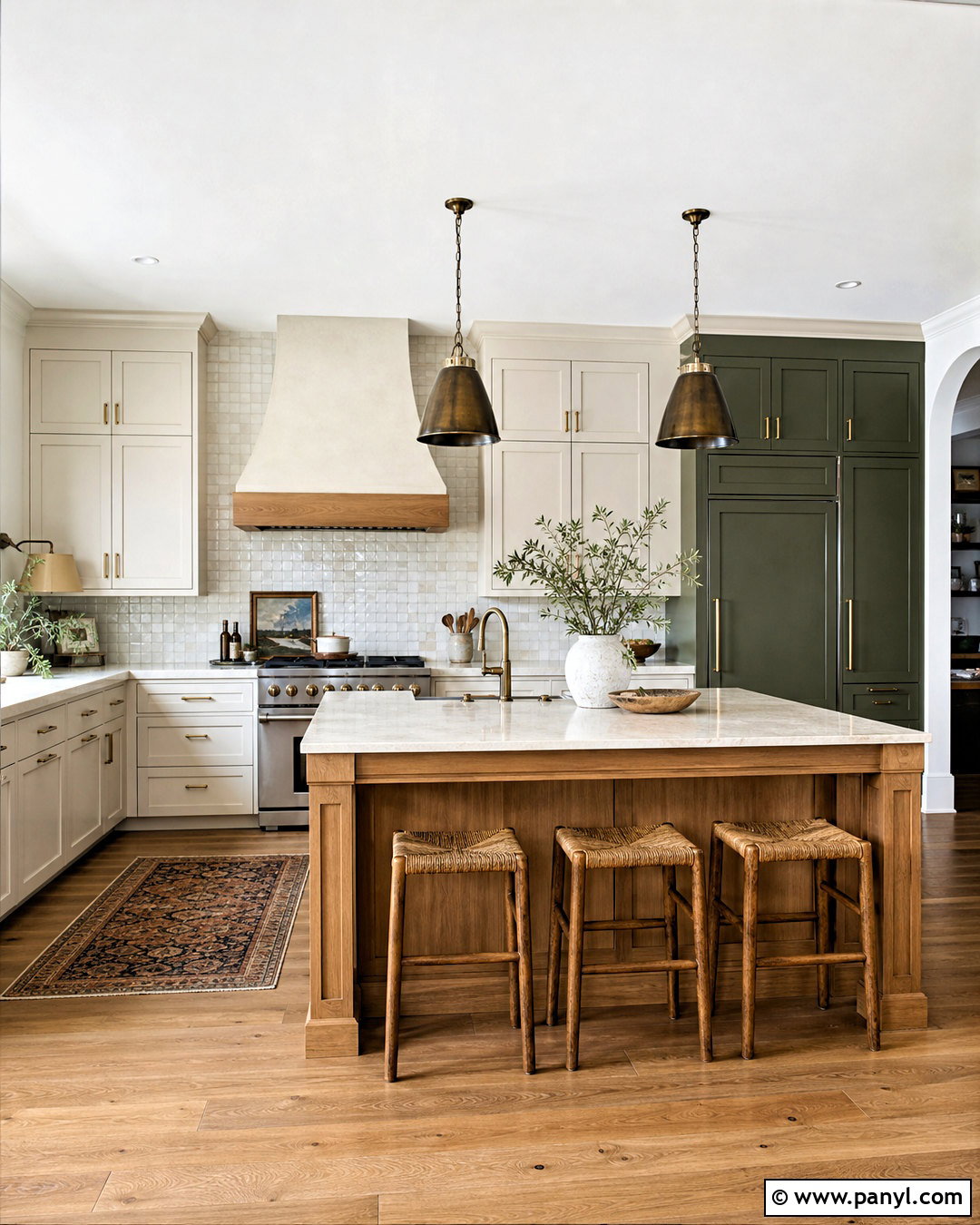 Two Tone Modern Farmhouse Kitchen - 20 modern farmhouse kitchens