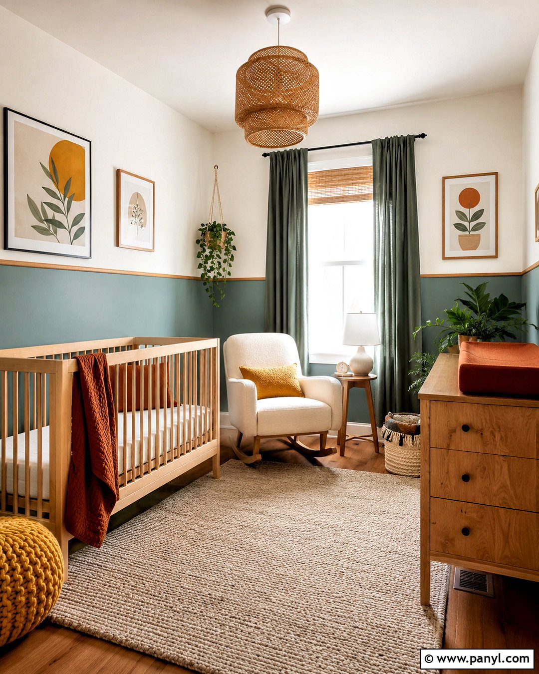 Two Tone Nursery Walls - 20 paint interior walls