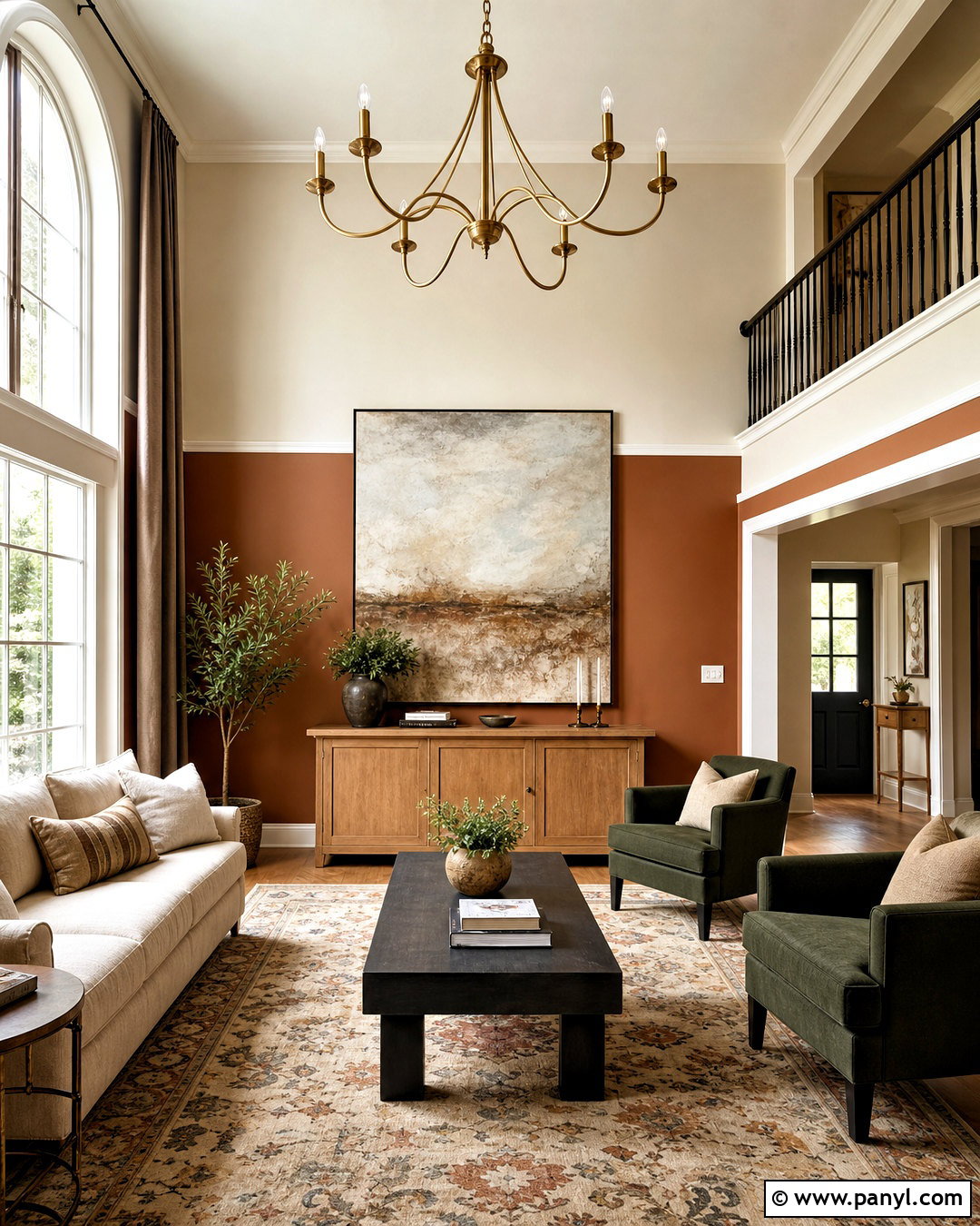 Two Tone Paint For Tall Walls - 20 how to decorate tall walls high ceilings