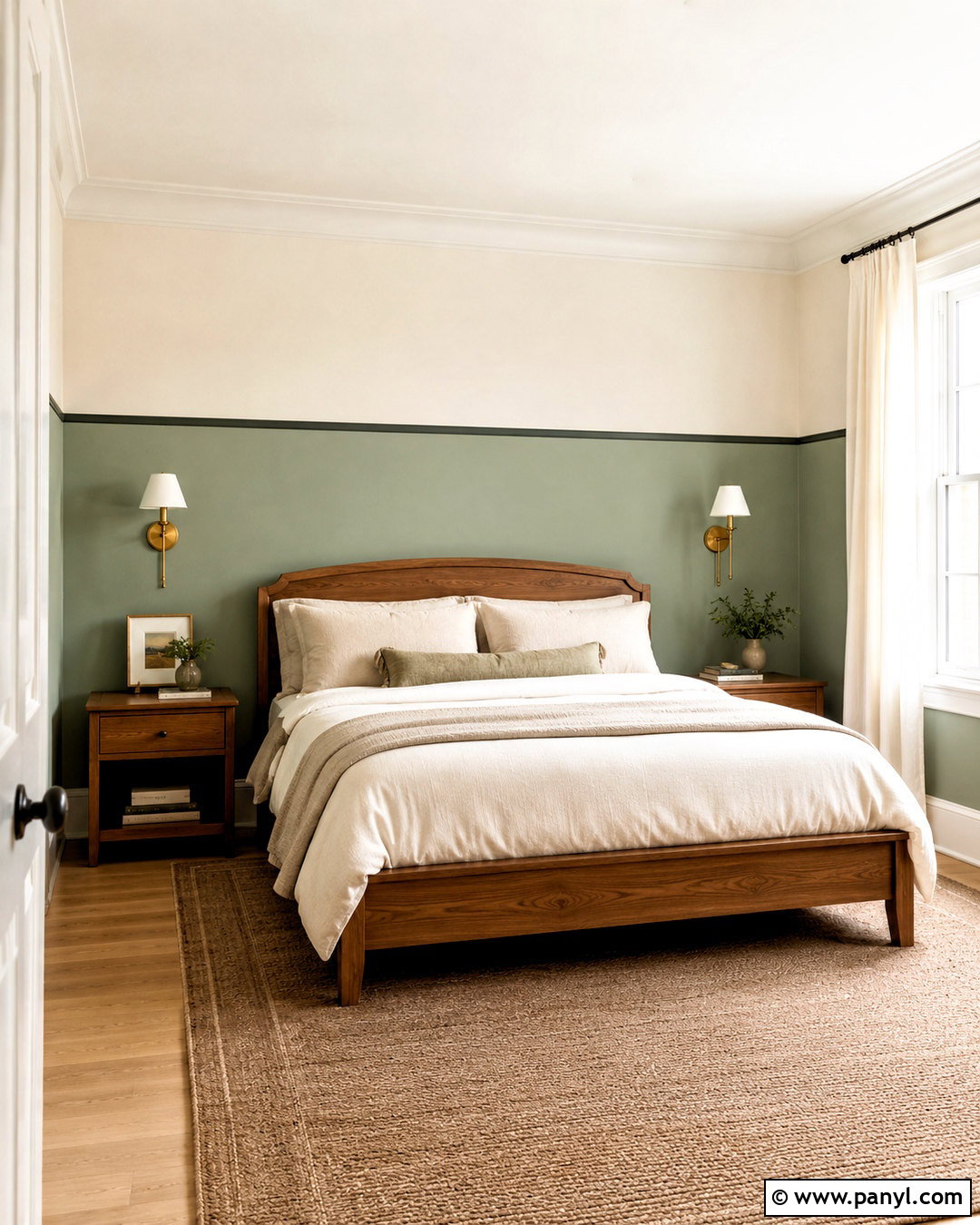Two Tone Painters Tape Wall - 20 painters tape wall ideas
