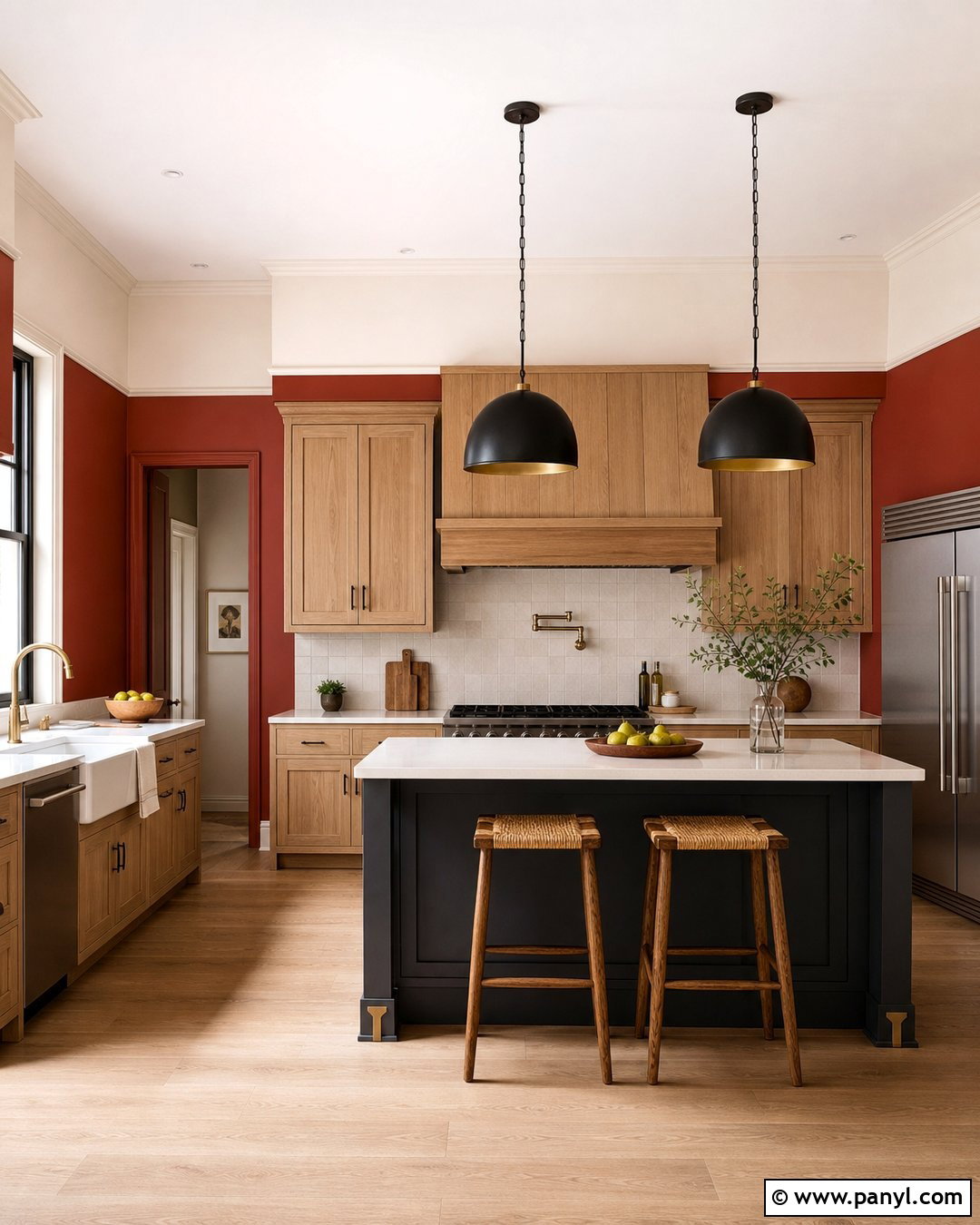 35 Red Kitchen Walls for a Bold, Warm, Designer-Led Look