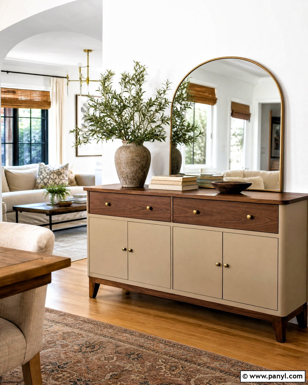 Two Tone Sideboard - 20 sideboard makeover ideas