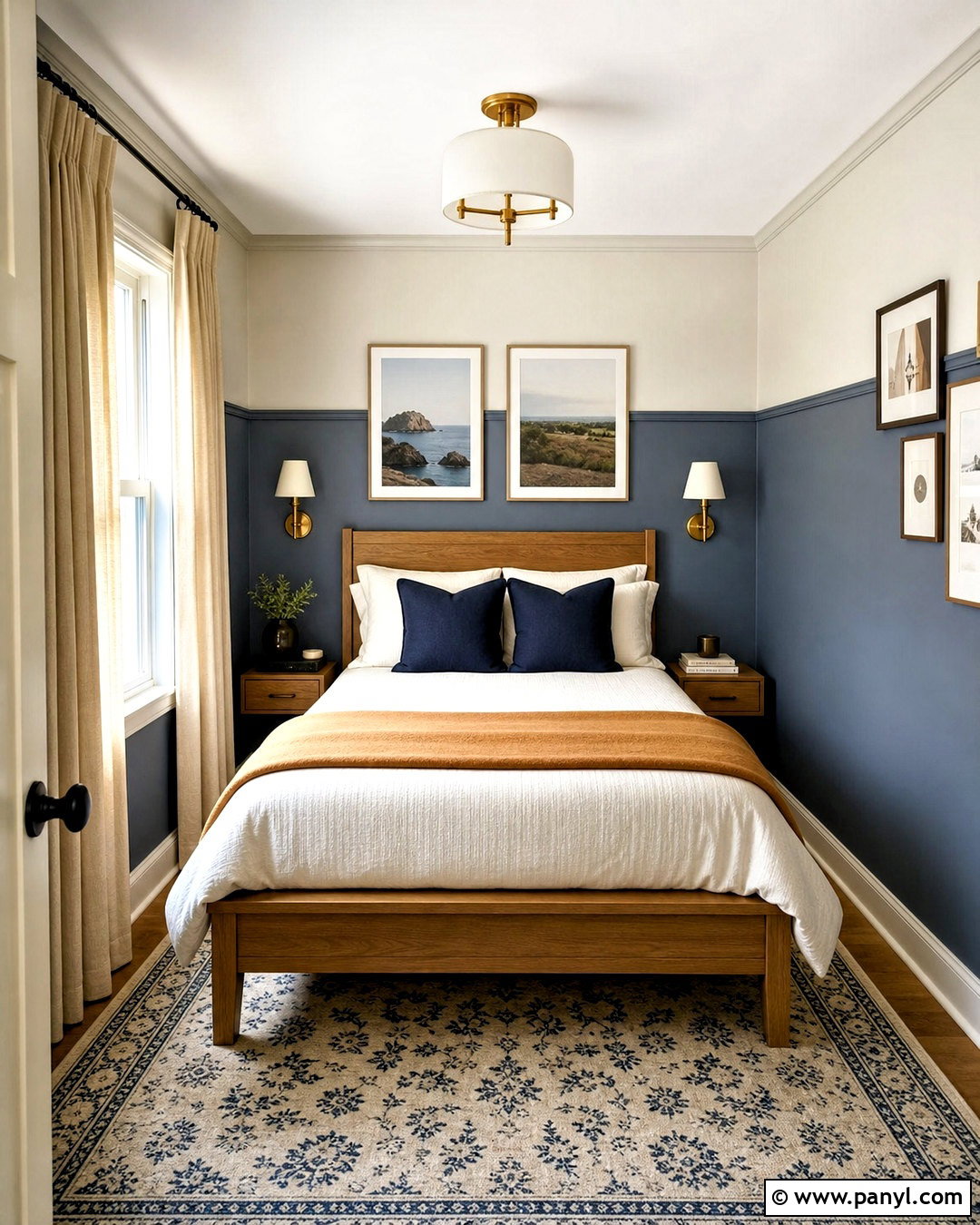 Two Tone Small Bedroom Paint - 20 small bedroom paint ideas