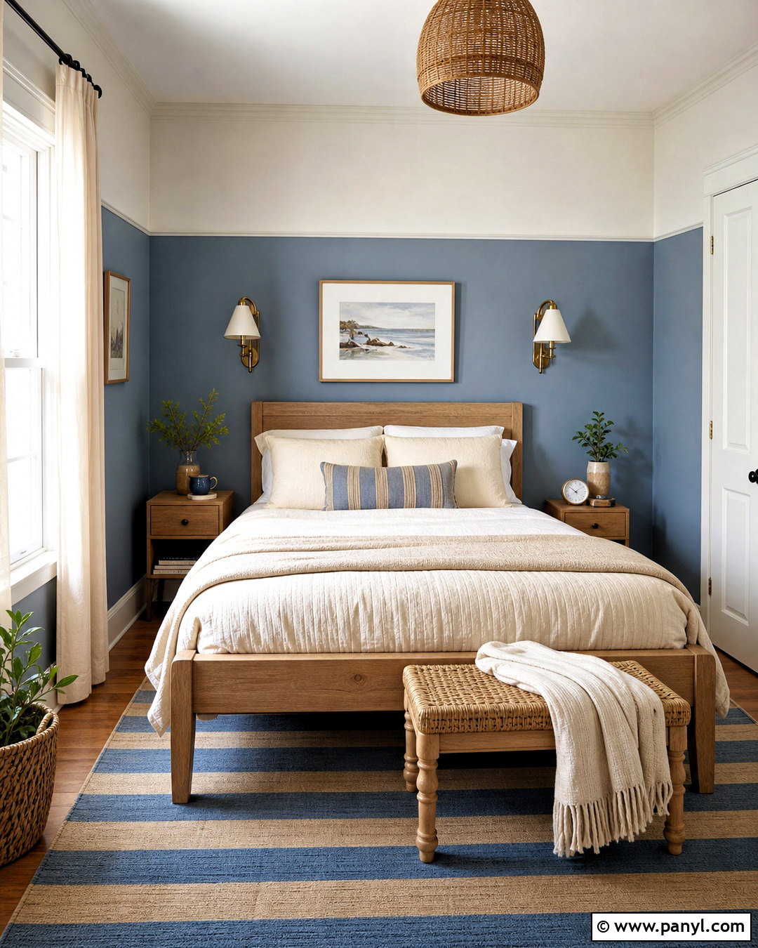 Two-Tone Small Room Paint - 20 small room paint ideas