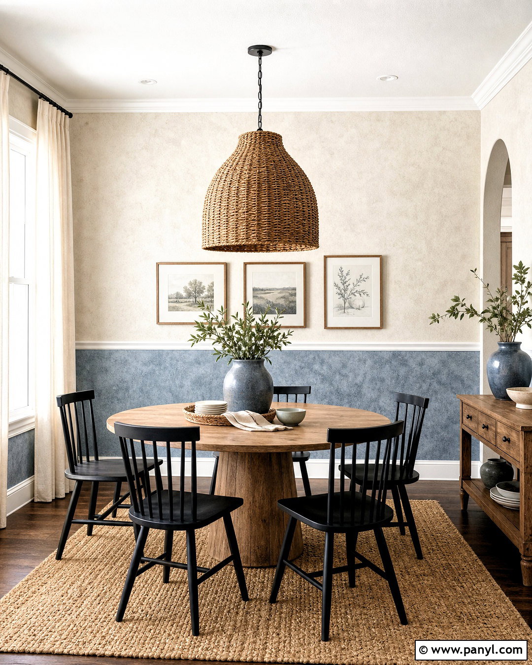 Two Tone Sponge Wall - 20 sponge wall diy ideas