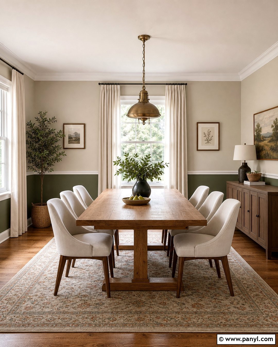 Two Tone Wall Color - 35 home wall color ideas