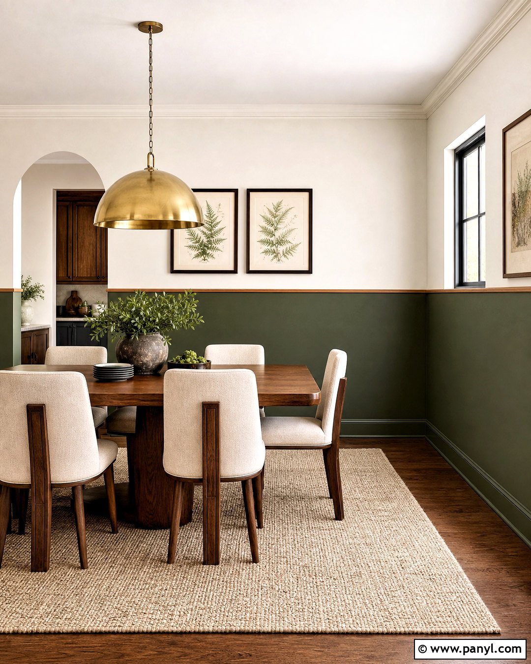 Two Tone Wall Line Design - 20 wall line design ideas