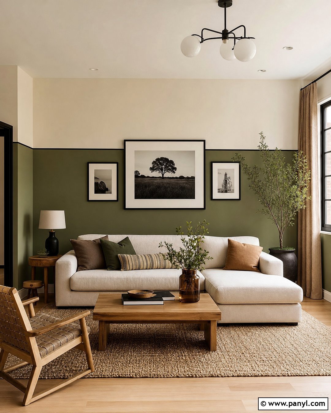 Two Tone Wall Paint - 35 decorative wall paint ideas