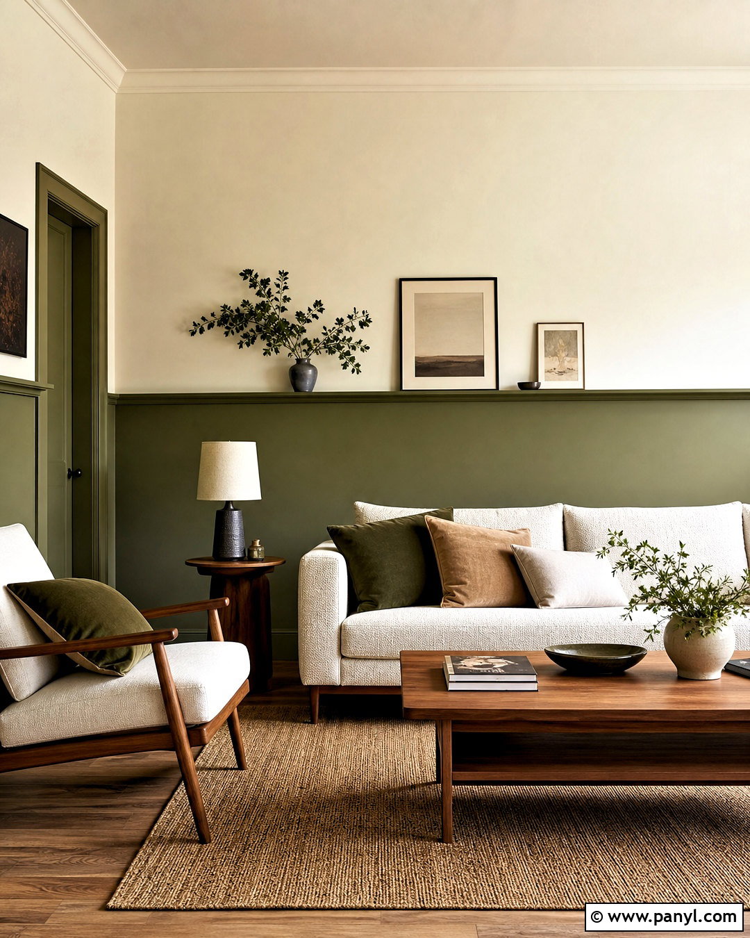 Two Tone Wall Paint - 20 wall paint designs