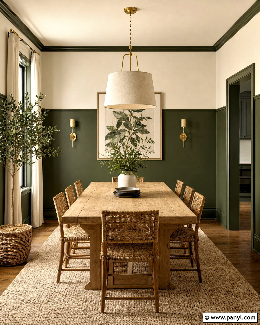 Two-Tone Wall Painting - 20 unique wall painting ideas