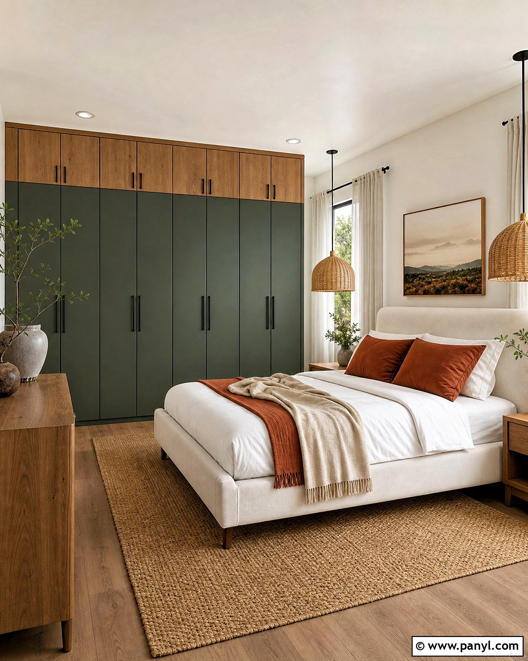 Two-Tone Wardrobe - 20 wardrobe design bedroom ideas