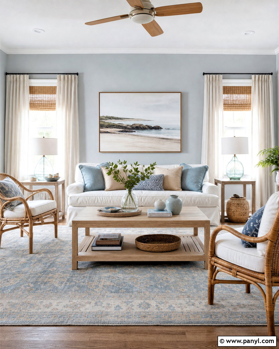 Uncertain Gray Coastal Living Room - 20 uncertain gray sherwin williams ideas