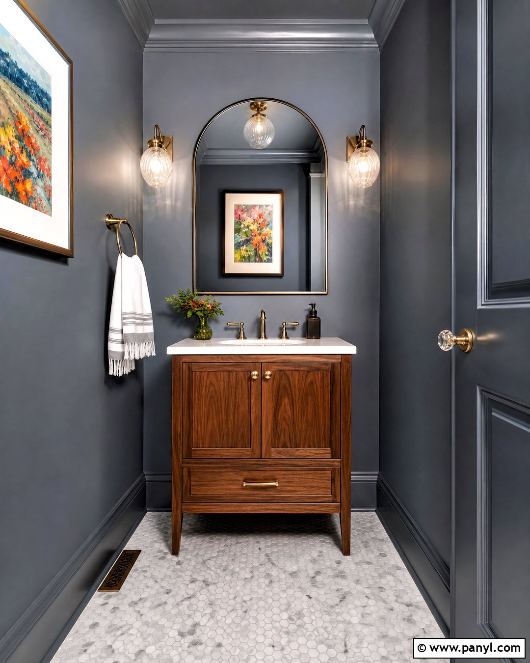 Uncertain Gray Powder Room - 20 uncertain gray sherwin williams ideas