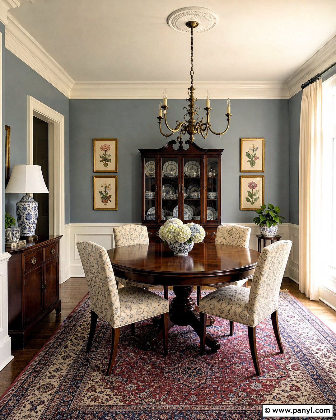 Uncertain Gray Traditional Dining Room - 20 uncertain gray sherwin williams ideas