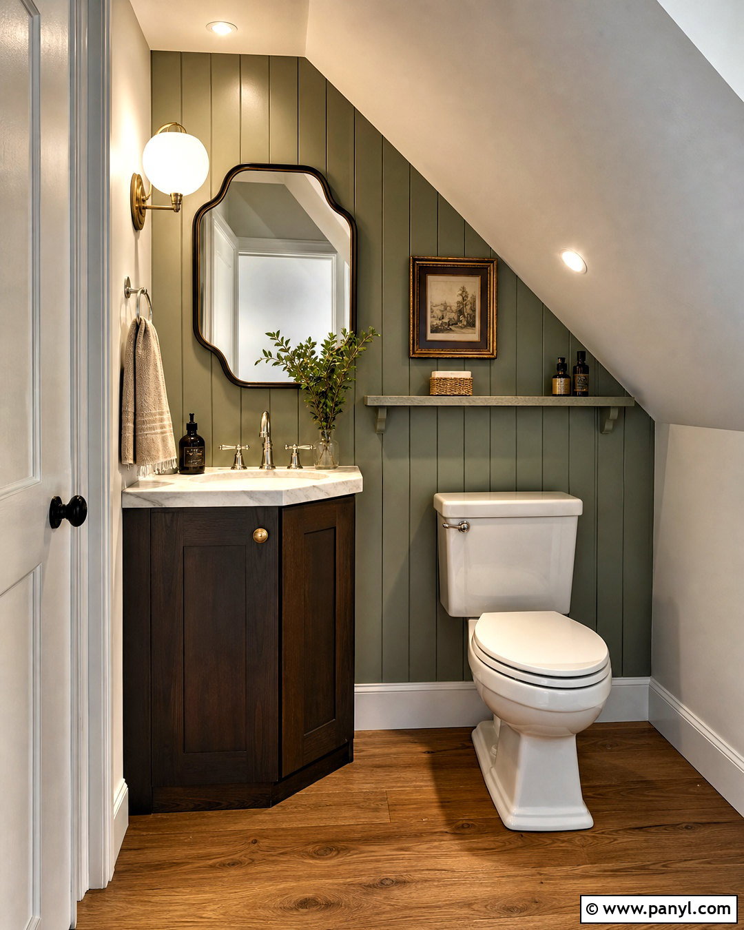 Under Stairs Half Bathroom - 20 half bathroom inspiration ideas