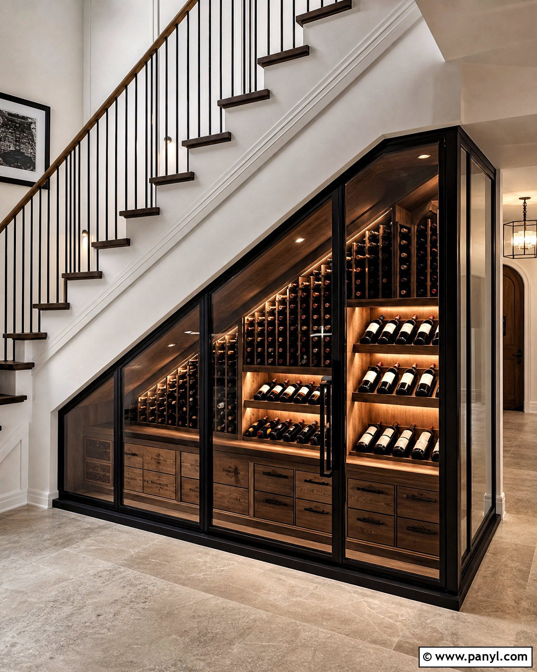 Under Stairs Wine Cellar - 20 simple wine cellar ideas