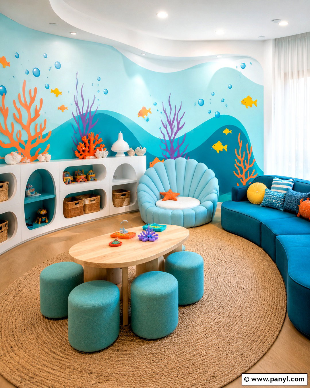 Under The Sea Playroom - 20 colorful playroom ideas