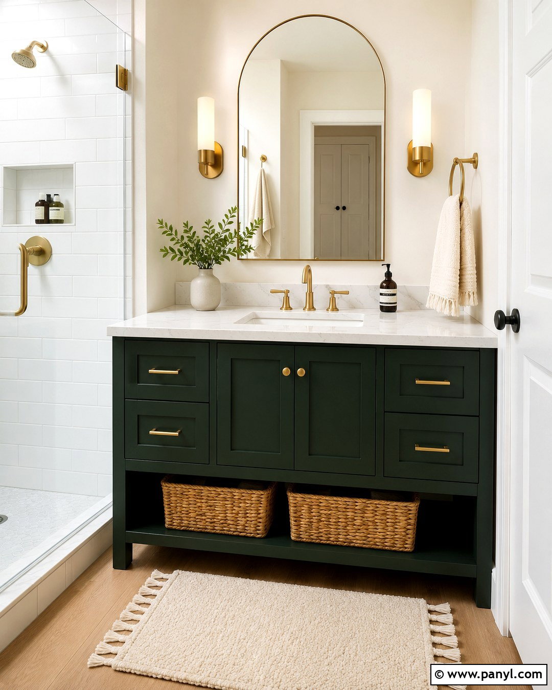 Undersea Paint Bathroom Vanity - 20 Undersea Paint Color Ideas