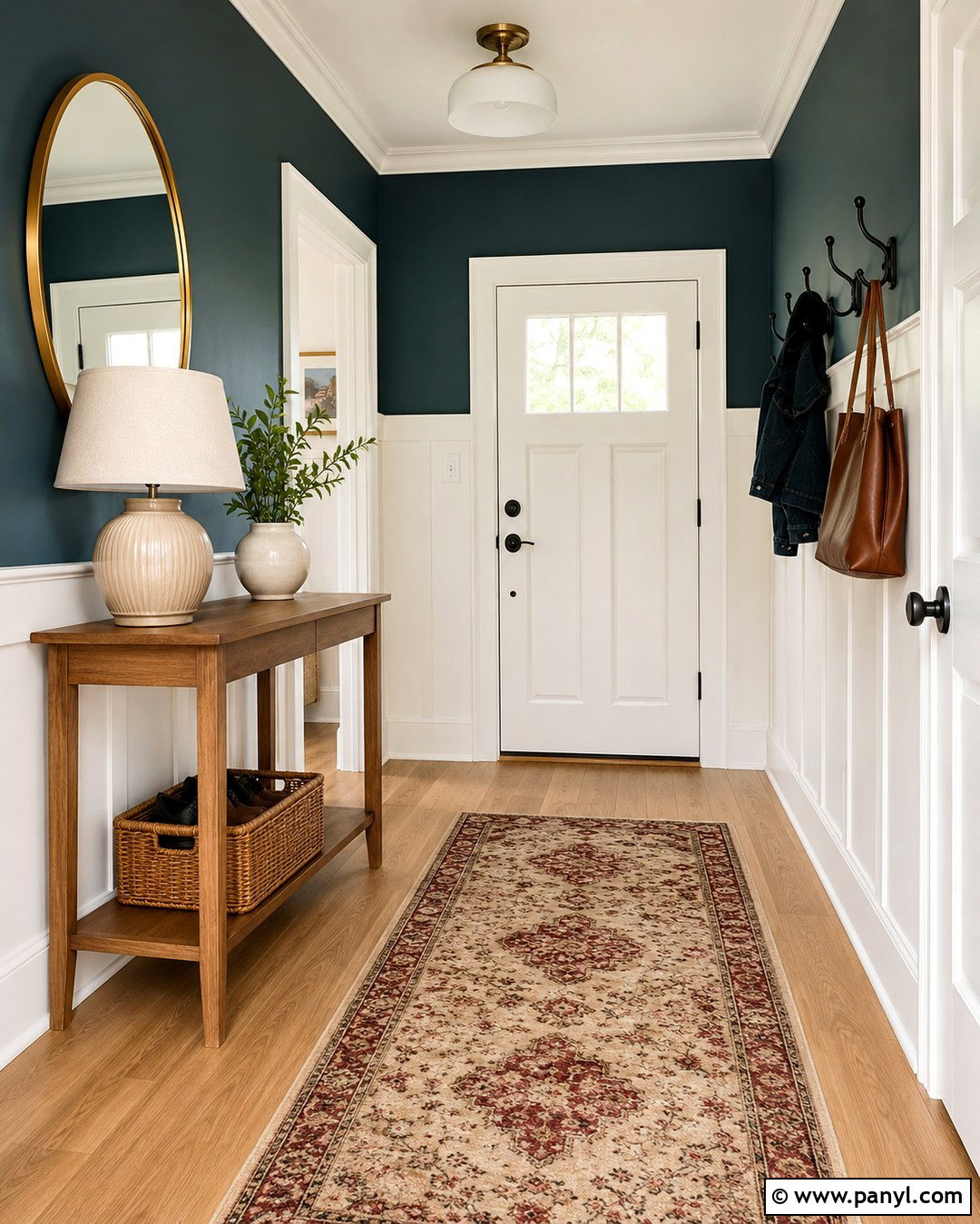 Undersea Paint Entryway - 20 Undersea Paint Color Ideas