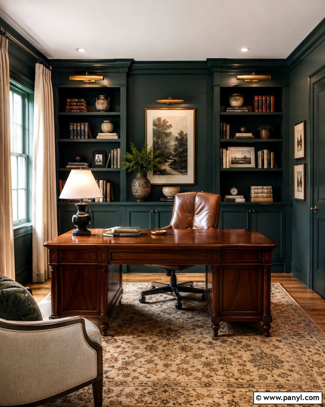 Undersea Paint Home Office - 20 Undersea Paint Color Ideas