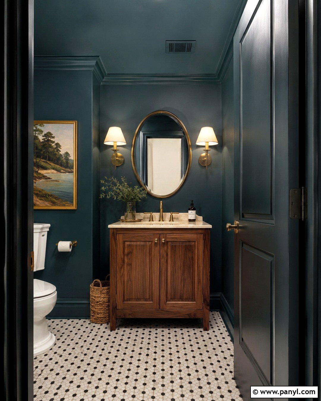 Undersea Paint Powder Room - 20 Undersea Paint Color Ideas
