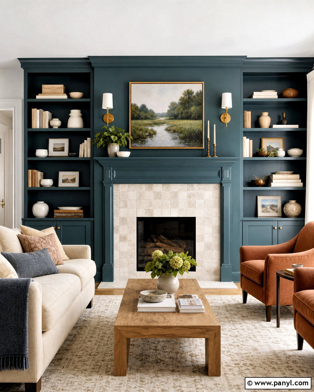 Underseas Fireplace Wall - 20 underseas sherwin williams ideas