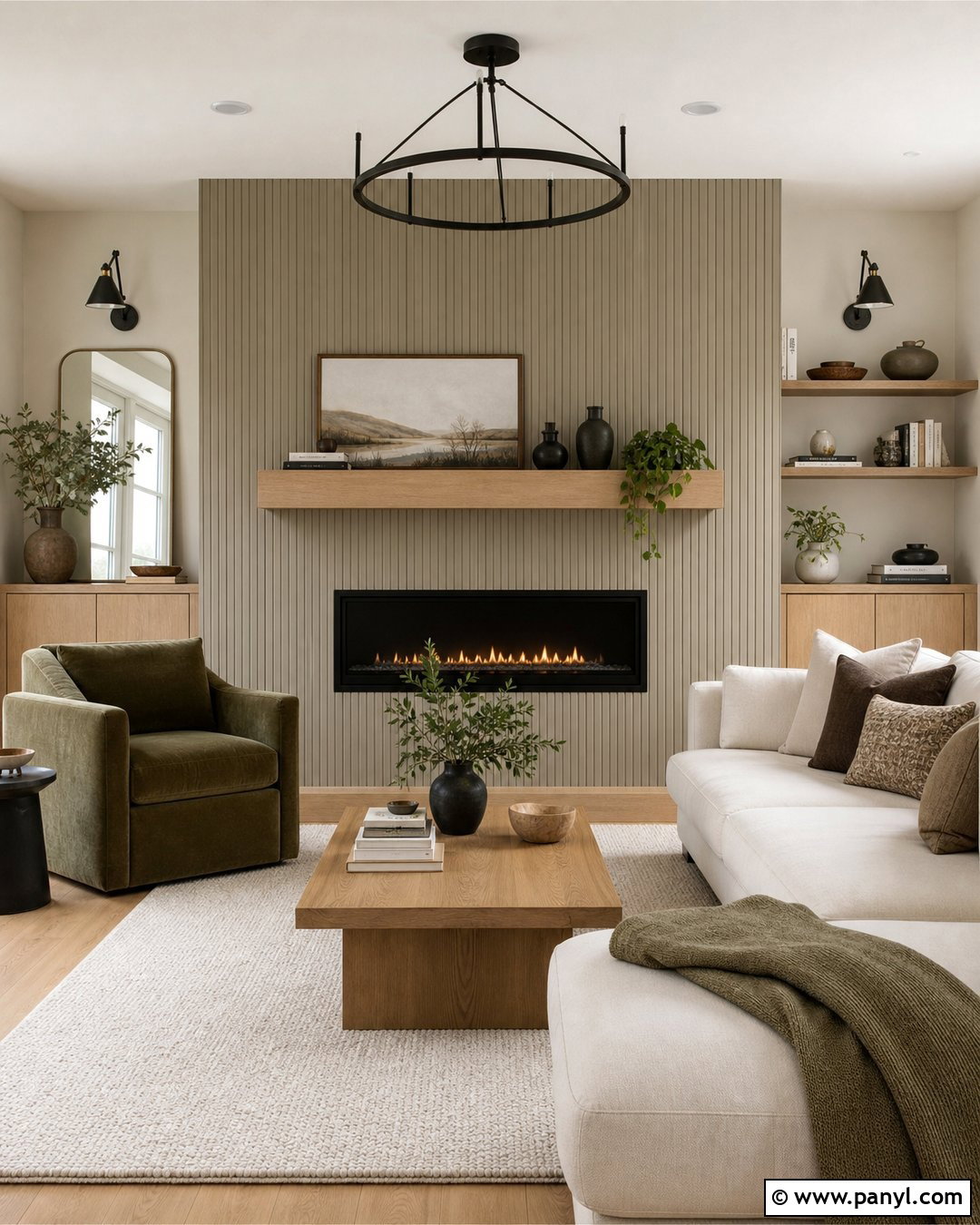 Universal Khaki Fireplace Accent Wall - 35 Fireplace Accent Wall Color Ideas