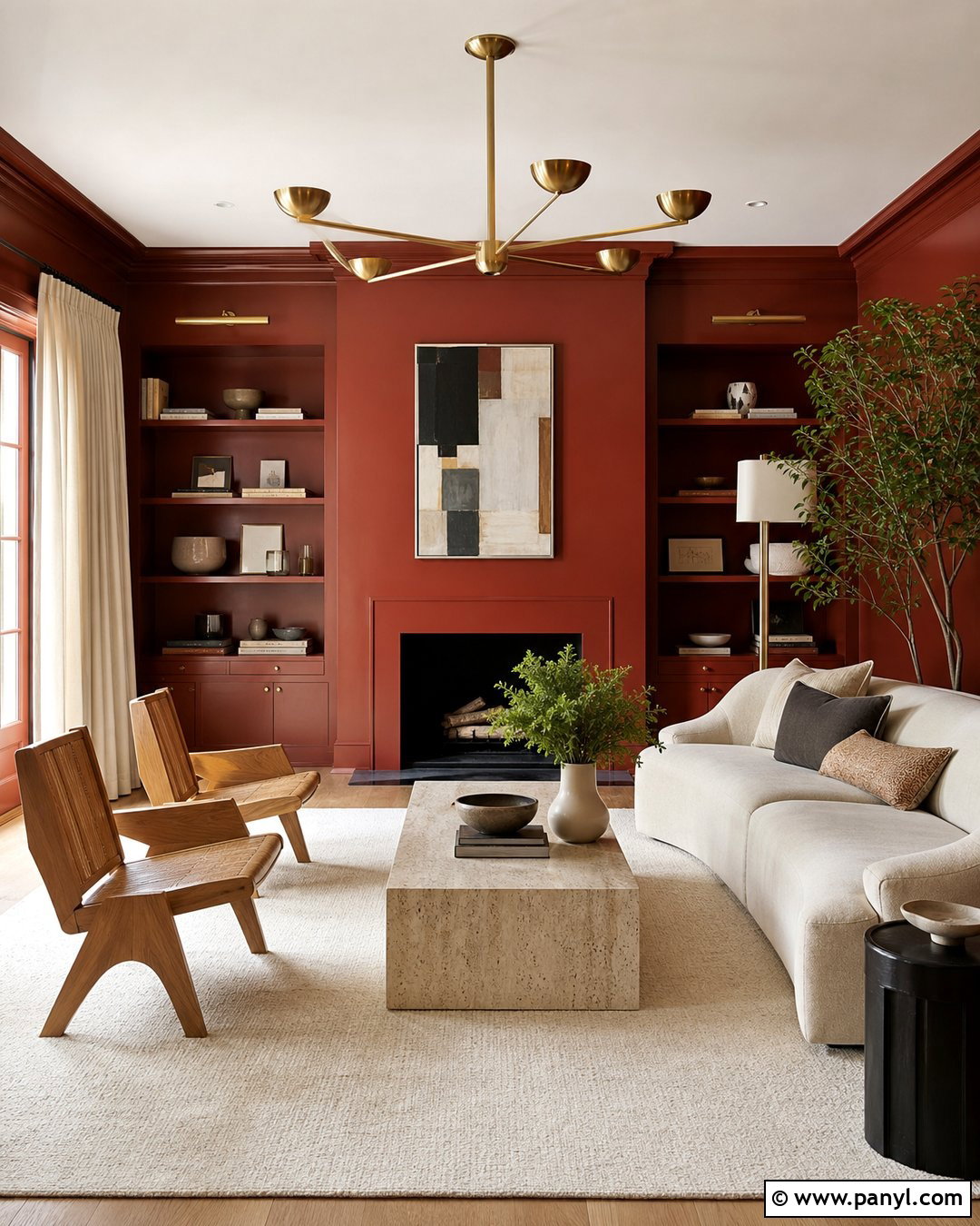 Updated Early 2000s Red Living Room - 20 Early 2000S Red Walls
