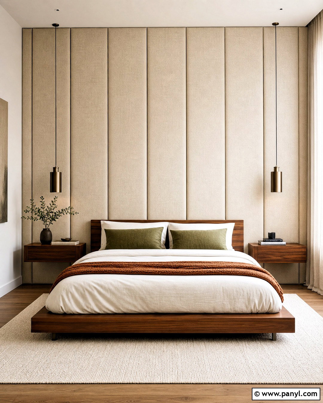 Upholstered Bedroom Wall - 20 adding texture to walls