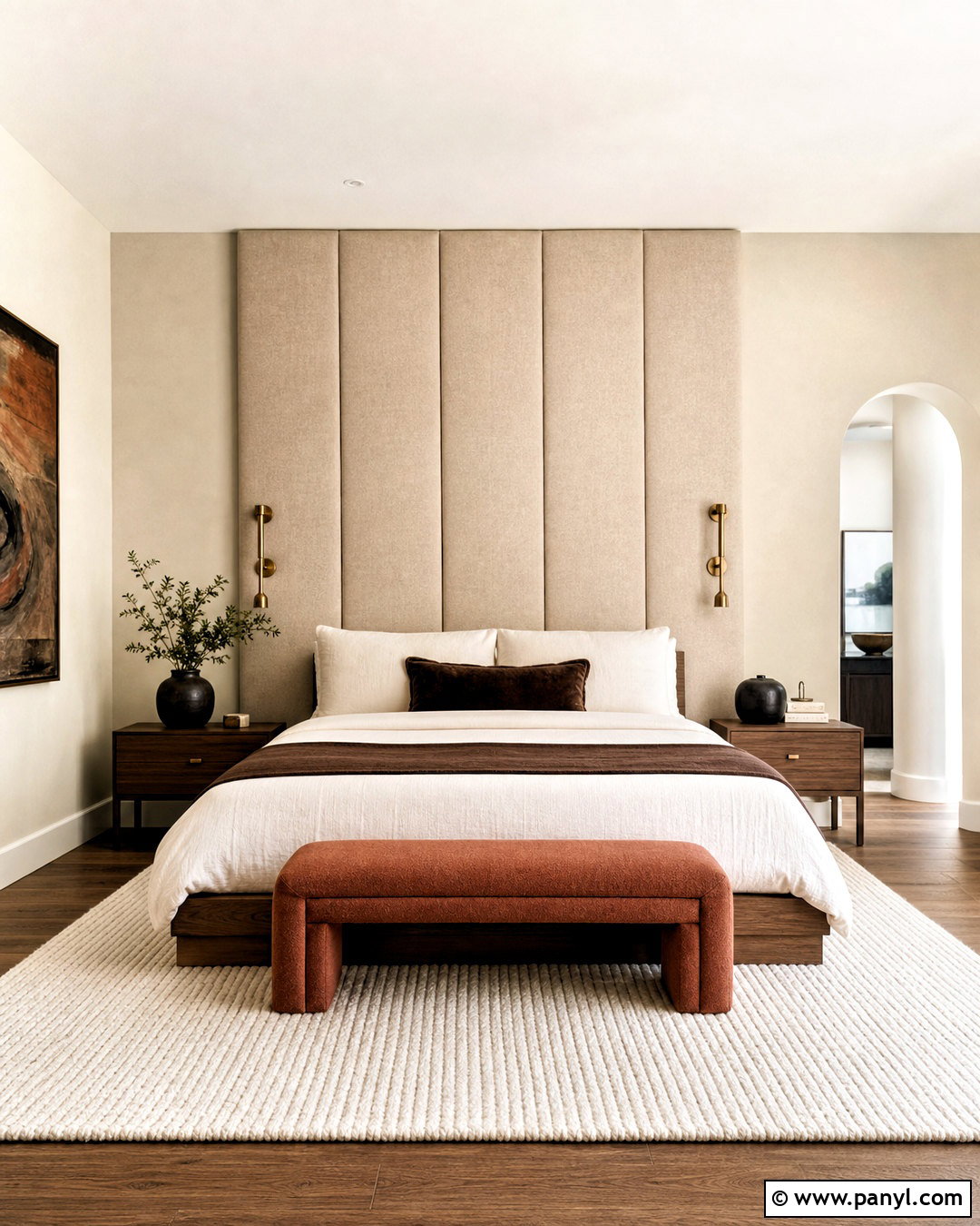 Upholstered Fabric Wall Texture - 20 interior wall texture design ideas