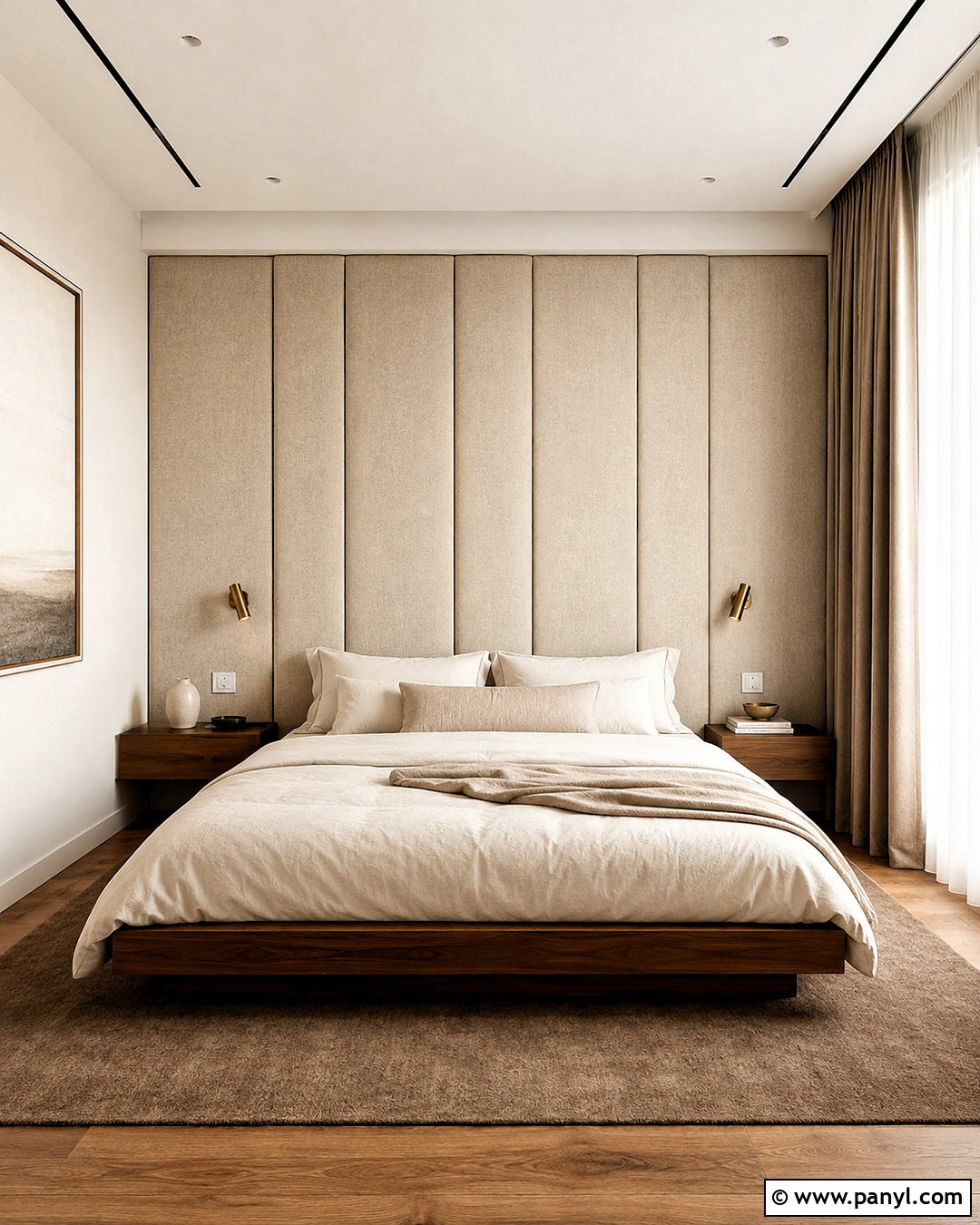 Upholstered Linen Wall Interior - 20 wall material texture interiors