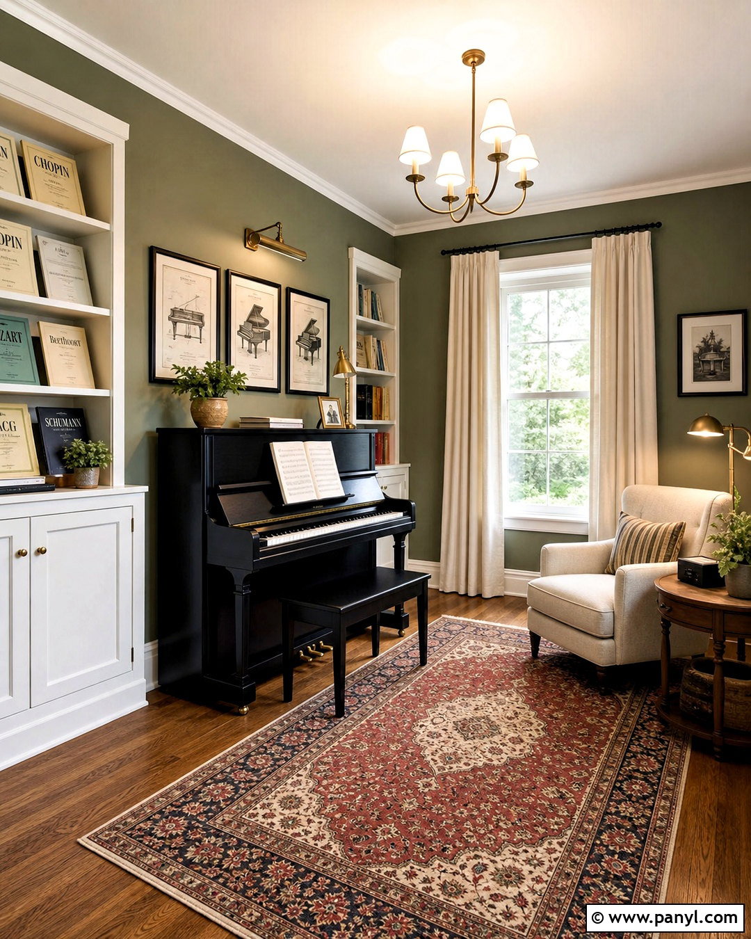 Upright Piano Music Room - 20 home music room design ideas