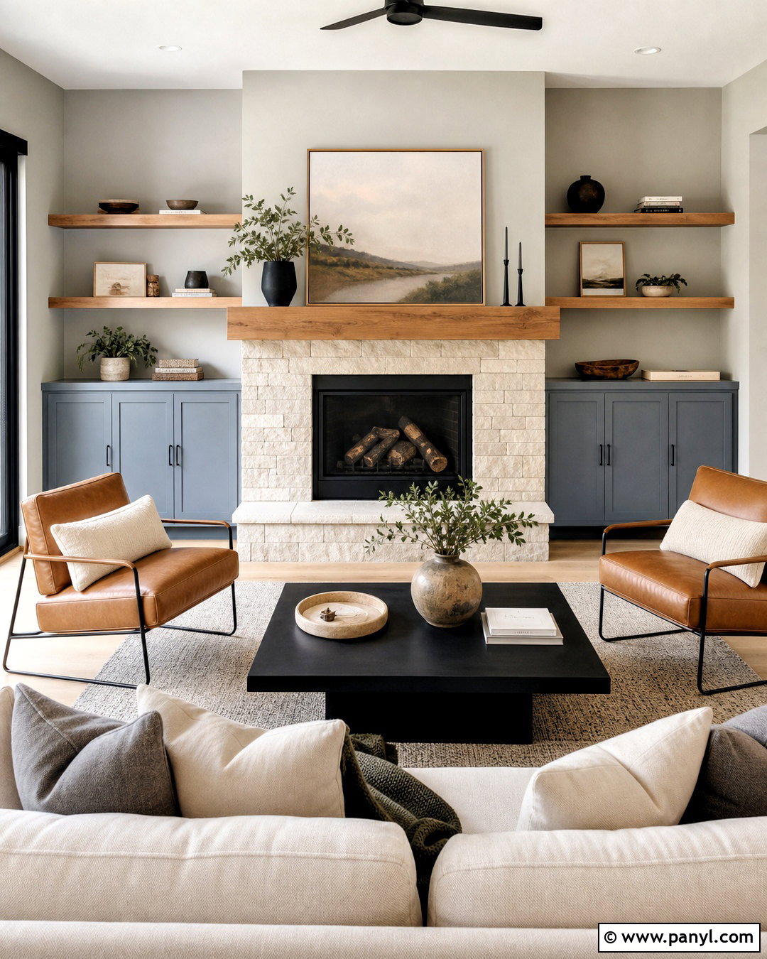 Upward Fireplace Wall With White Oak - 20 upward sherwin williams ideas