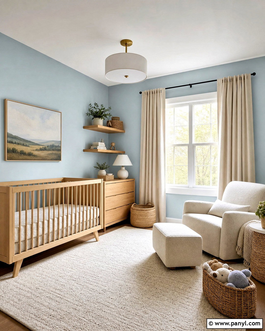 Upward Nursery With Soft Neutral Decor - 20 upward sherwin williams ideas