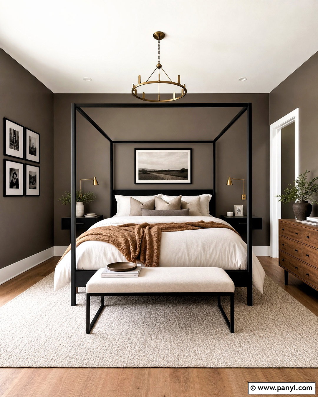 Urbane Bronze And Black Bedroom - 20 urbane bronze bedroom ideas