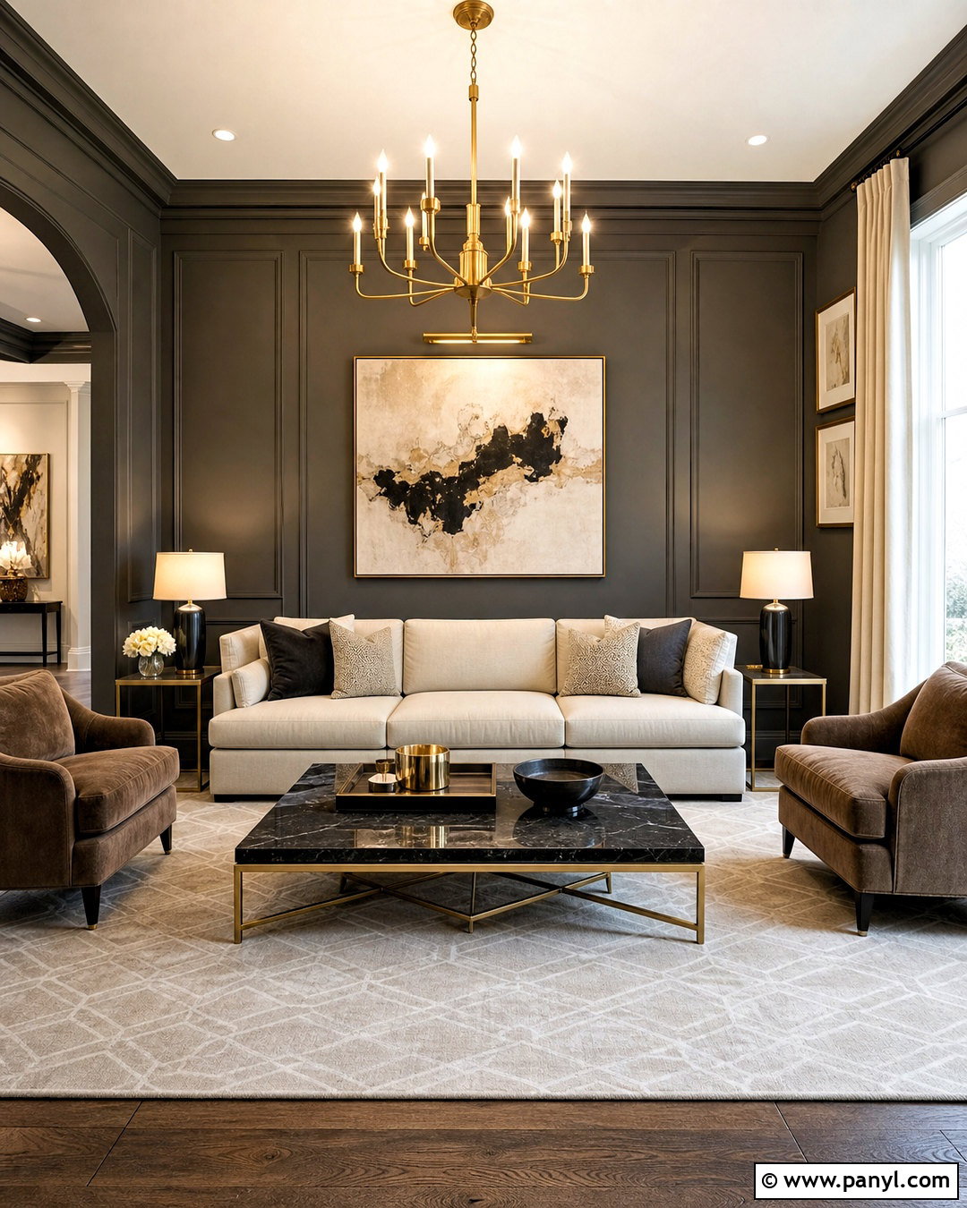 Urbane Bronze And Brass Living Room - 20 urbane bronze living room ideas