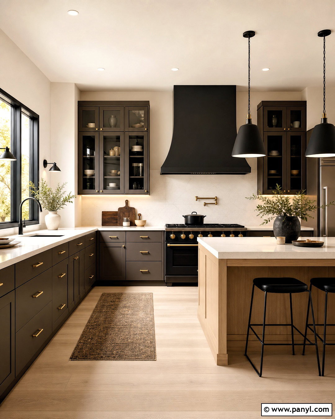 Urbane Bronze And Matte Black Kitchen - 20 urbane bronze color palette ideas