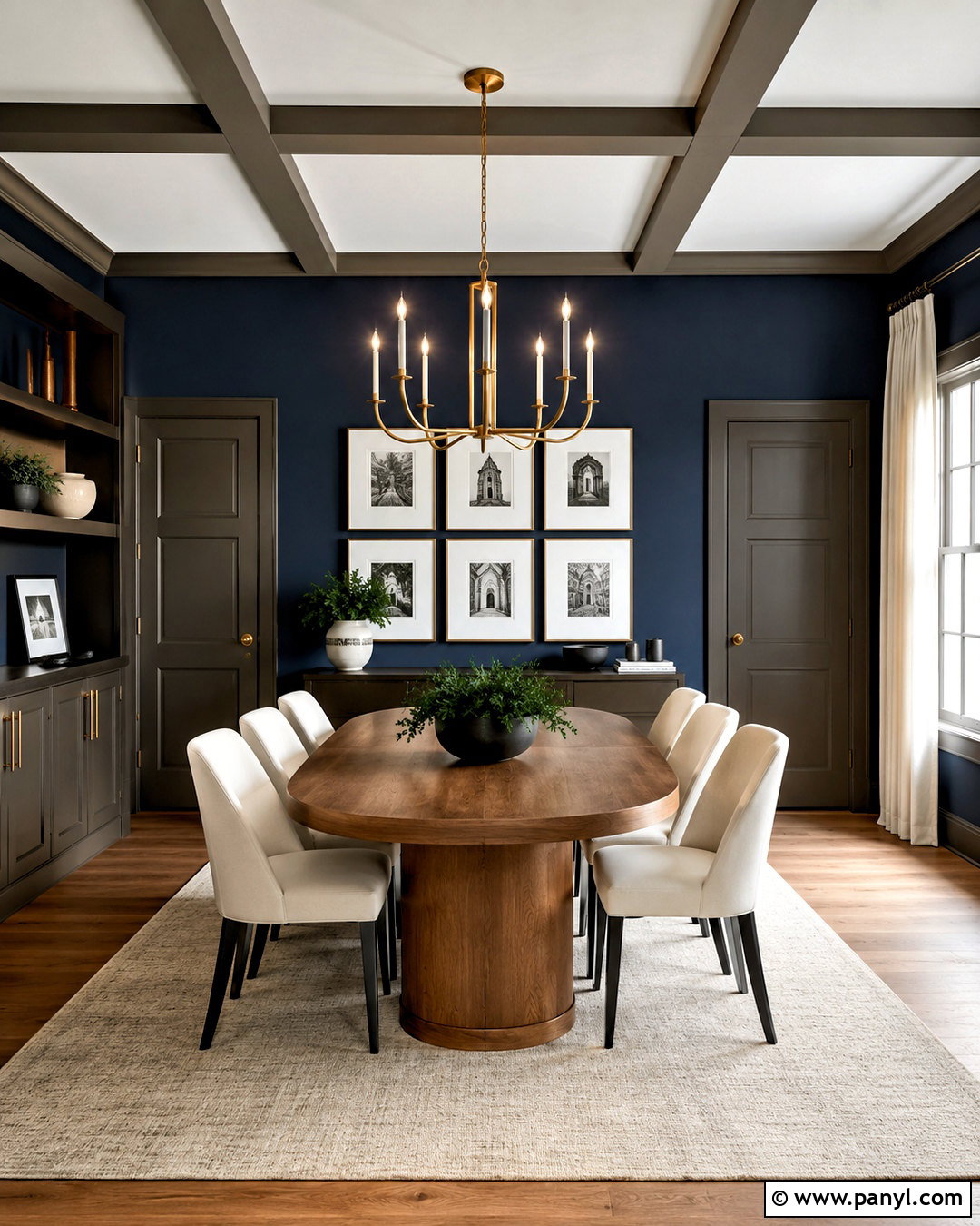 Urbane Bronze And Navy Blue - 20 colors that go with urbane bronze ideas