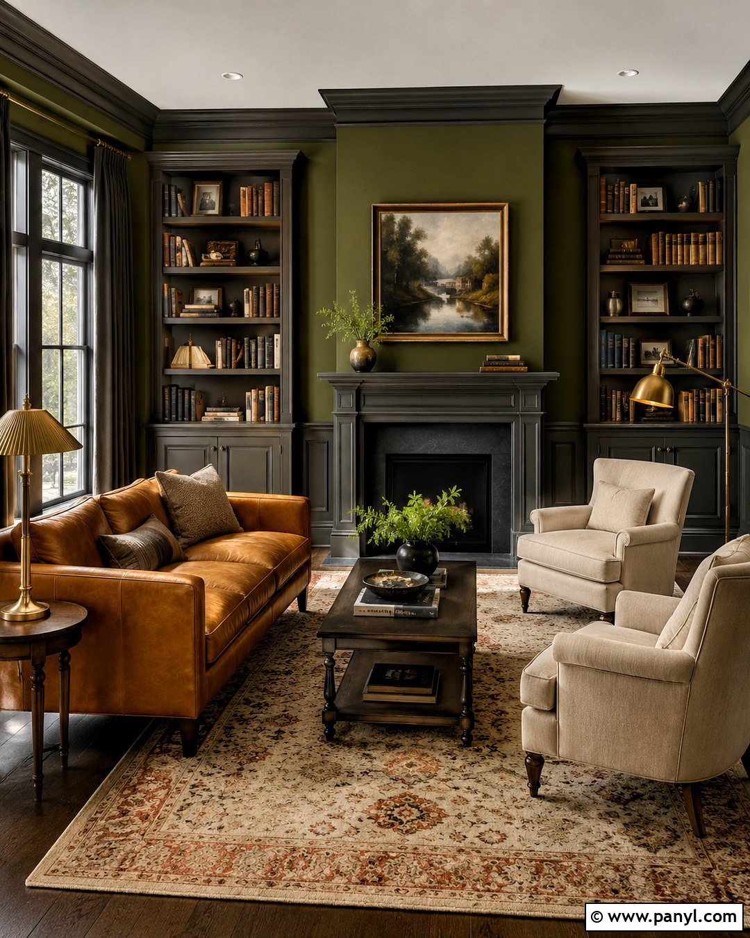 Urbane Bronze And Olive Green - 20 colors that go with urbane bronze ideas