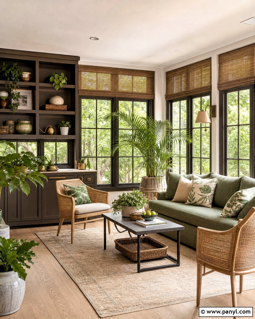 Urbane Bronze And Sage Green Sunroom - 20 urbane bronze color palette ideas
