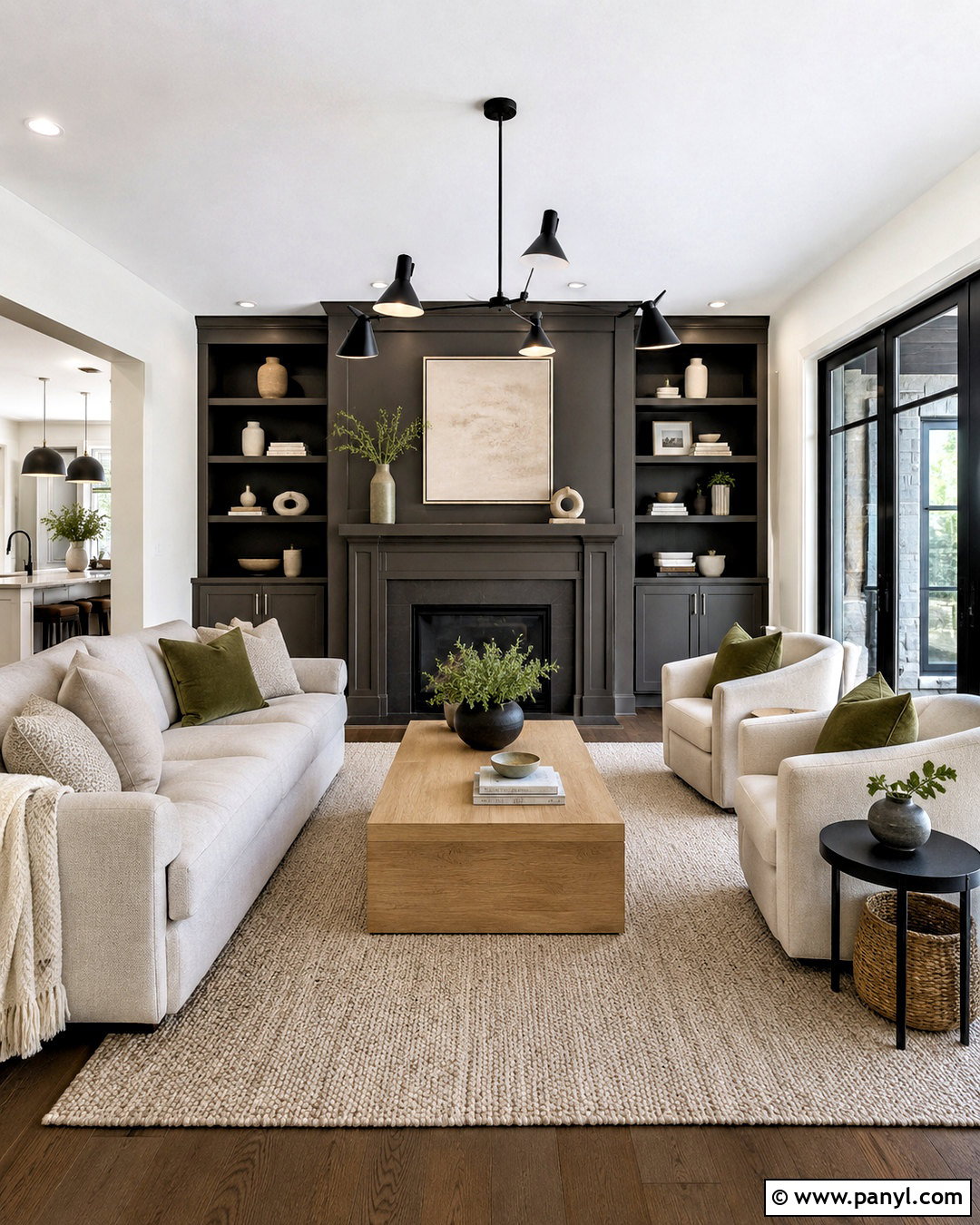 Urbane Bronze And Shoji White - 20 colors that go with urbane bronze ideas